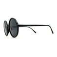 thumbnail image 3 of Round Circle Lens Wizard Plastic Mod Fashion Sunglasses Shiny Black, 3 of 4