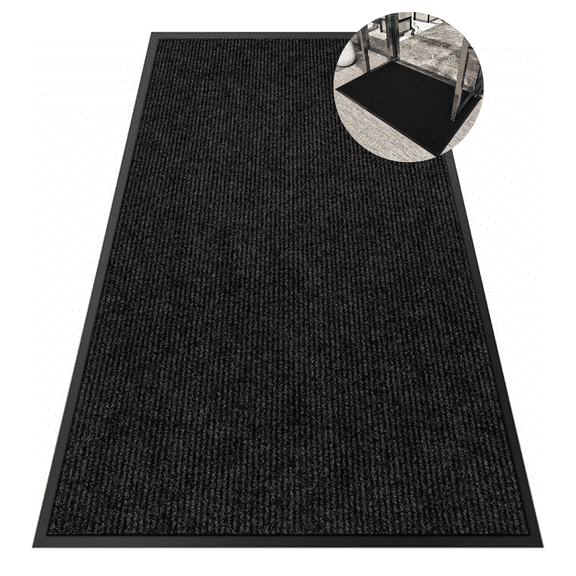 WANLISELL Indoor Outdoor Doormats, Commercial Non Slip Front Door Mat, Entryway Rug for High Traffic Areas, 3' x 5'