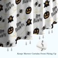 thumbnail image 6 of Halloween Happy Halloween Pumpkins and Spiders Shower Curtain 36"x72" ,Bathroom Decorative Shower Curtains Set with 12 Hooks,Modern Waterproof Washable Shower Curtain, 6 of 6
