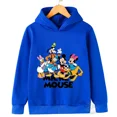 thumbnail image 3 of Sudadera con estampado de dibujos animados de Donald Duck Mickey, sudadera con capucha de moda para uso diario para niños, ropa deportiva para primavera y otoño para niños y niñas, abrigo tipo pulóver, 3 of 5