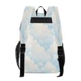 thumbnail image 3 of Ttyddzy Clear Backpack Heavy Duty PVC Transparent Backpack for College Workplace, Blue Clouds, 3 of 8