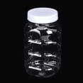 thumbnail image 3 of 32PCS 1000g Honey Plastic Can Square Honey Bottle Jar Container Case with White Lid, 3 of 8