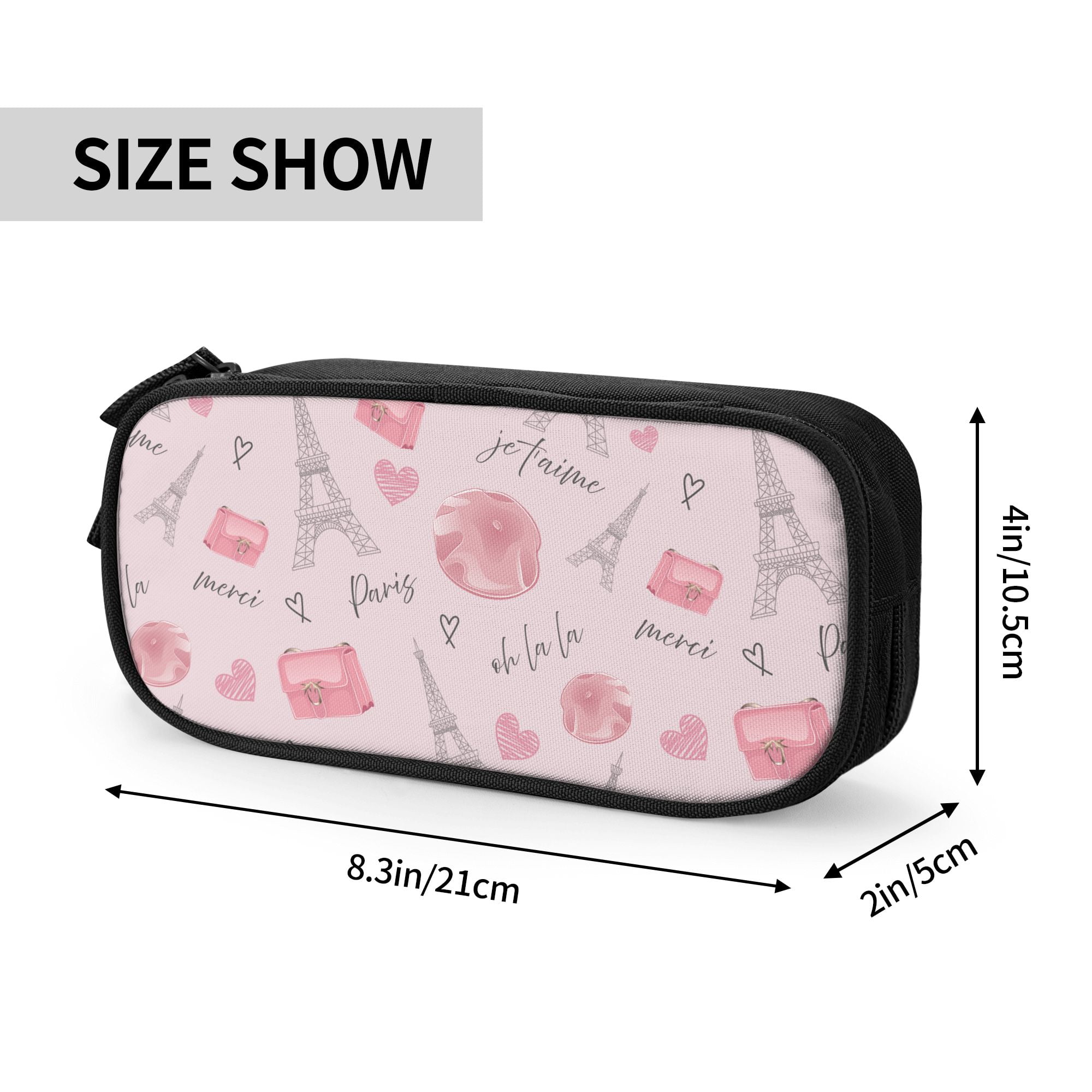 NORDICSNOTION Pink Pencil Case for Girls Big Capacity Pink Pouch Cool Stuff  for Girls Water Proof Cute Stuff and asthetic Stationary on OnBuy