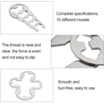 thumbnail image 3 of Internal Circlips, Internal Circlips Ring, E Clip Ring, Stainless Steel E-Clip Circlip Set, 120 Pack E-Clip Retaining Rings - Steel - 10 Sizes - Internal Snap Button, 3 of 5