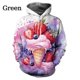 thumbnail image 3 of Nuevas sudaderas con capucha con estampado de helado delicioso en 3D para hombres y niños, sudaderas con capucha de moda Streetear para niñas, suéter divertido Y2k, ropa linda, 3 of 5