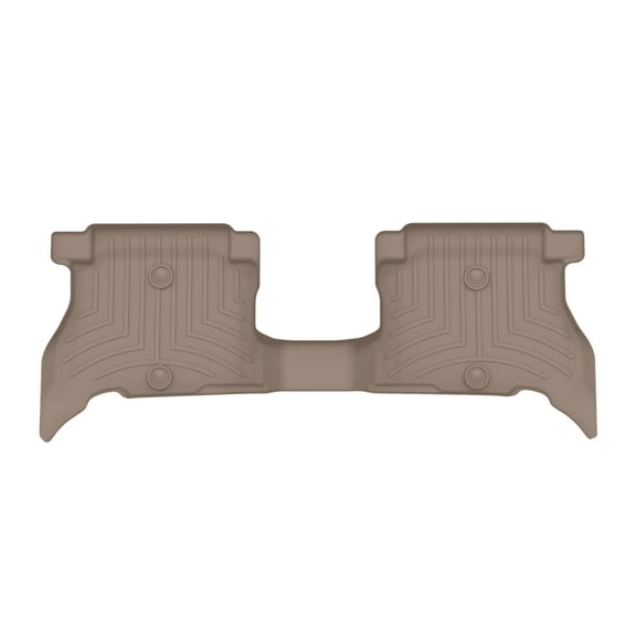 WeatherTech Custom Fit FloorLiners compatible with 2021-2025 Jeep Wrangler 4xe - 2nd Row, Tan