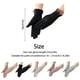 thumbnail image 4 of Qarigey Guantes de protección solar Estilo de encaje Seda de hielo Malla fina Transpirable Bloqueador solar Mujeres elegantes Mitones Accesorios de guantes y mitones negro Qarigey AP010151-01, 4 of 6