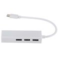 thumbnail image 1 of Concentrador de tarjeta de red CKEPDYEH TYPE-C a USB 2.0 de 100 GbE, adaptador de red Ethernet LAN RJ45 de 3 puertos USB 2.0, 1 of 6