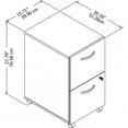 thumbnail image 3 of Bush Business Furniture 2-Drawer Vertical File Cabinet Locking Letter/Legal Maple 20.16D SCF116ACSU, 3 of 8