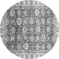 thumbnail image 1 of Ahgly Company Indoor Round Oriental Gray Traditional Area Rugs, 6' Round, 1 of 4