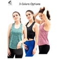 thumbnail image 6 of PULLIMORE Womens Workout Tank Tops Sleeveless Racerback Yoga Tops Running Fitness Athletic Shirts (M, Pink), 6 of 7