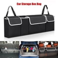 thumbnail image 4 of Organizador plegable Toystoory para respaldo de asiento de coche negro 90x25x12cm, 4 of 6