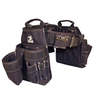 gatorback professional carpenter's tool belt combo w/air-channel pro comfort back support belt. (medium 31-35 inch waist)