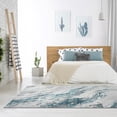 thumbnail image 5 of Luxe Weavers Modern Abstract Turquoise 6x9 Area Rug, Indoor Carpet, 5 of 10