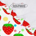 thumbnail image 4 of Square Outdoor Tablecloth Cute Cartoon Fruit Cherry Square Fitted Table Cloth with Elastic Waterproof Wipeable Card Table Cover for Dining Party Patio Indoor Outdoor Kitchen Decor fit 46 x 46 Inch, 4 of 6