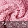 thumbnail image 6 of Djunllk Cotton Hand Towels Textured Stripe Cozy Soft, Premium Microfiber Hair Towel Highly Absorbent, Washcloths Basic Bathroom Towels for Bathroom Hotels Gym, 29.1" x 13.4", 6 of 7