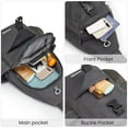 thumbnail image 5 of G4Free Canvas Sling Bag Crossbody Backpack with USB Charging Port & RFID Blocking, Hiking Daypack Chest Bag for Women Men, 5 of 8