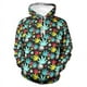 thumbnail image 3 of Sudadera con capucha con estampado de trébol de planta verde para hombre, ropa con estampado de flores en 3D, novedad en sudaderas con capucha, sudaderas de moda Harajuku y2k, 3 of 5