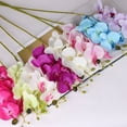 thumbnail image 5 of SPRING PARK 1Pc Artificial Orchid Magnolia Silk Flower Bouquet DIY Home Party Wedding Decor, 5 of 7