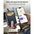 thumbnail image 3 of Extrelife Minimalist Wallets for Men, Works with Find My App, Slim Leather Bifold Wallet Credit Card Holder with Cash Pocket, ID Window, RFID Blocking, Gifts for Men, 3 of 10