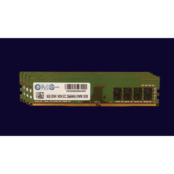 CMS 32GB (4X8GB) DDR4 PC4-21300 2666MHz 288PIN 1.2V Memory RAM upgrade for Desktop -- D71