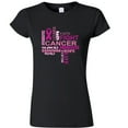thumbnail image 2 of Women's Breast Cancer Awareness Wear Printed T-Shirt Outfit Short Sleeve T-Shirt Soft and Comfy Shirt, Lightweight Shirt Color Black Size Medium, 2 of 3