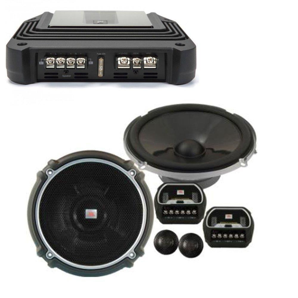 JBL GXA602 2channel car amplifier 60 watts RMS x 2 JBL GTO608C 61/