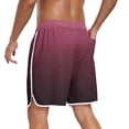 thumbnail image 7 of Hurxie Men's 4-Way Stretch Swim Trunks Quick Dry Board Shorts Beach Swimwear Bathing Suit Watermelon Red,2XL, 7 of 7
