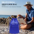 thumbnail image 4 of Bolsas De Deporte Bolsas deportivas con cordón Mochila cómoda para exteriores Ciclismo al aire libre (azul real) Ehuebsd Para Estrenar, 4 of 7