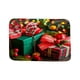 thumbnail image 2 of pstuiky Falda para árbol de Navidad de 48 pulgadas con copos de nieve de invierno adornos rojos para árbol de Navidad Halloween falda de reno suave para árbol de Navidad., 2 of 7