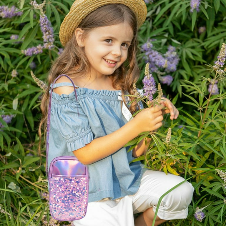 PinkSheep Little Girls Cute Fashion Purse, Sequin Mini PinkSheep Little Girls Cute Fashion Purse, Sequin Mini