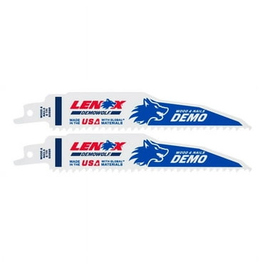 Lenox 6" Bi-Metal Reciprocating Saw Blade 6 TPI 2 pk