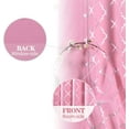 thumbnail image 5 of Anjee Blackout Curtain for Girls Room with Moroccan Pattern, Pink Curtains with Grommet Top, 52" x 63", 5 of 10