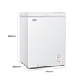 thumbnail image 3 of Congelador Horizontal Hisense  7ft Función Dual Fast Freeze Manija con Cerradura Puerta Flotante FC70D6BWX, 3 of 8