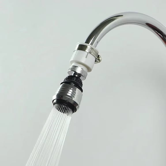360° Adjustable Kitchen Faucet Aerator 2 Modes Water Filter Diffuser Water Saving Nozzle Anti-Splash Faucet Connector