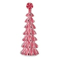 thumbnail image 6 of Ribbon Peppermint Candy Christmas Tree Tabletop Decoration, Red and White, 13.5", by Holiday Time, 6 of 7
