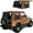 Denim Spice, variant on Sierra Offroad Replacement Soft Top, fits Jeep Wrangler TJ Model 1997-2006, Premium Marine-Grade Denim Vinyl, Factory Quality and Precision Fit, Black