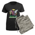 thumbnail image 5 of CafePress - Pool Shark Women's Dark Pajamas - Women's Short Sleeve Print T-Shirt and Pants Dark Cotton Pajama Set, 5 of 7