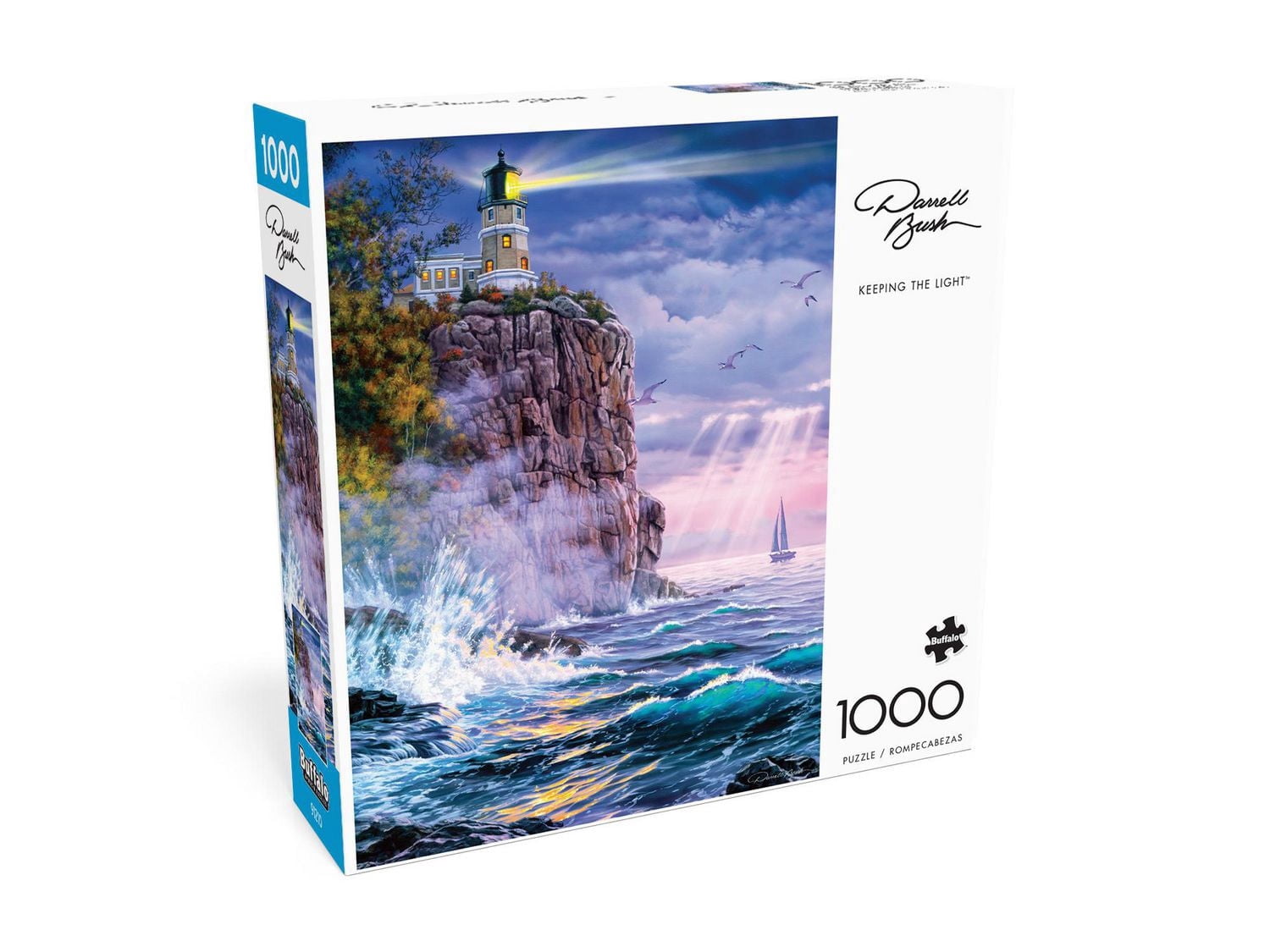 Buffalo Games - Darrell Bush - Keeping the Light - 1000 Piece Jigsaw Puzzle