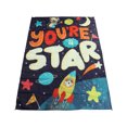 thumbnail image 4 of YM- Estera de picnic impermeable de gran tamaño portátil mantas de picnic al aire libre para acampar cielo estrellado azul, 4 of 10