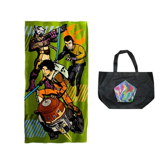 Star Wars Rebels Beach Towel and Tote 2 Piece Gift Set