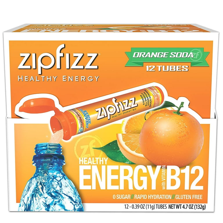 Zipfizz Energy Drink Mix, Electrolyte Hydration Powder with B12