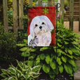 thumbnail image 2 of Carolines Treasures SS4689GF 11 x 15 Po Flocons de Neige Rouges et Verts de Vacances Drapeau de Noël Taille du Jardin, 2 of 2