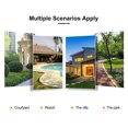 thumbnail image 2 of Mistaha Solar Powered Energy LEDs Wall Light Wall-Mounted Outdoor Lamp Sensitive Light Control IP65 Water, 2 of 8