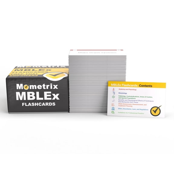 MBLEx Study Cards: MBLEx Test Prep 2024-2025 with Practice Test Questions for the FSMTB MBLEx Exam [Full Color Cards]