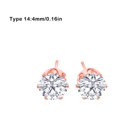 thumbnail image 4 of Pendientes de acero inoxidable Qarigey forma de gota romántica con cuentas clásicos a prueba de polvo regalo de joyería bola Type3 NO3, 4 of 6