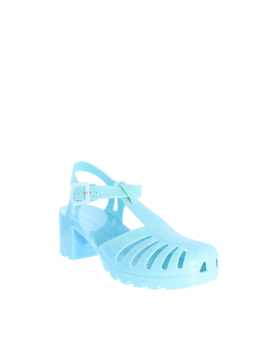 blue jelly heels