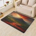thumbnail image 2 of Volcano Area Rug - 4x5 Rug - Volcano Rug - Lava Mountain Area Rug - Hot Lava Rugs - Volcanic Carpet S-&287, 2 of 7
