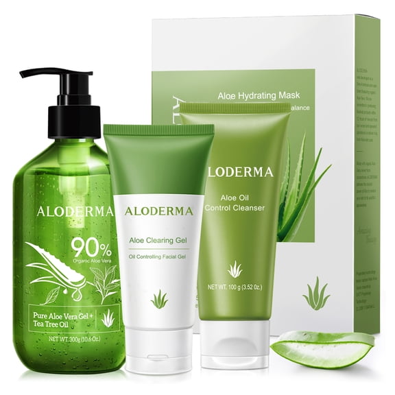 Aloderma Aloe Skin Clearing Set 4-Piece Set