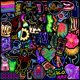 thumbnail image 5 of (1) 50 graffiti neon stickers mobile phone laptop water cup water, 5 of 5